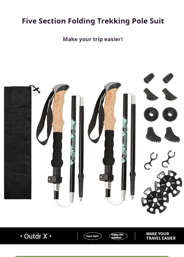 trekking poles for hunting; hiking staff parts