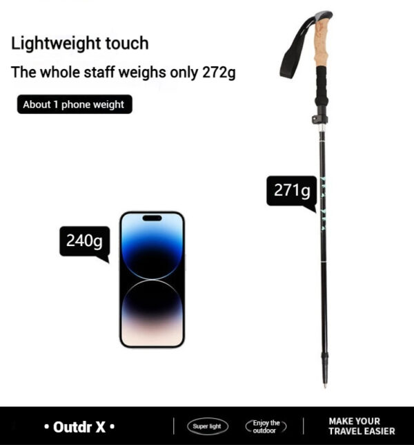 OutdrX 5 Section Trekking Poles for Hunting - Image 5