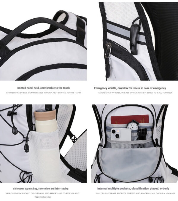 Outdr X TOPSPEED Camp Bag – Lightweight Hydration Backpack for Hiking, Running & Cycling - Image 3