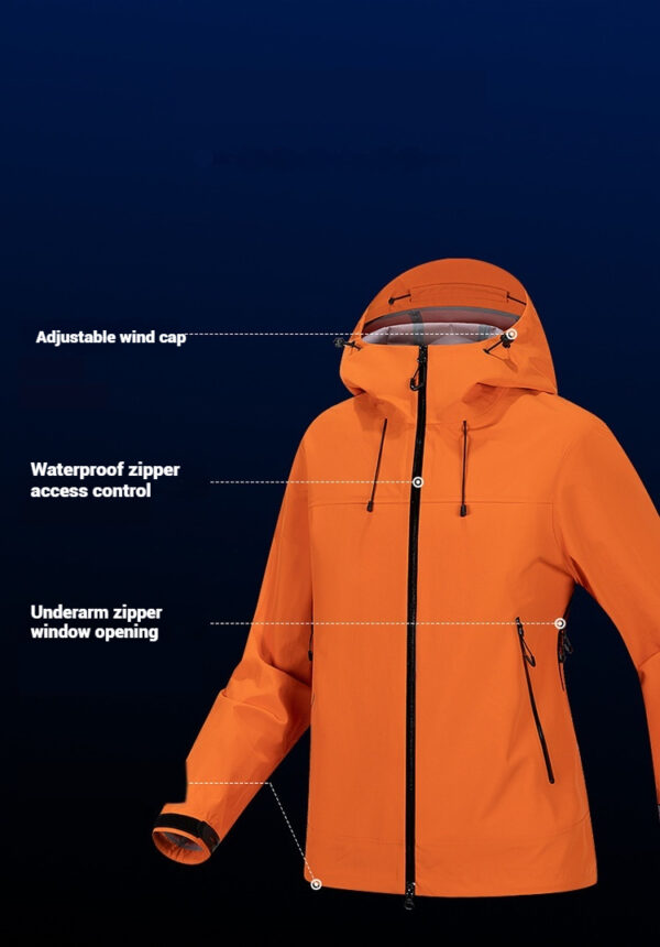 OutdrX Element X77 Urban Outdoor HardShell Jacket - Image 9