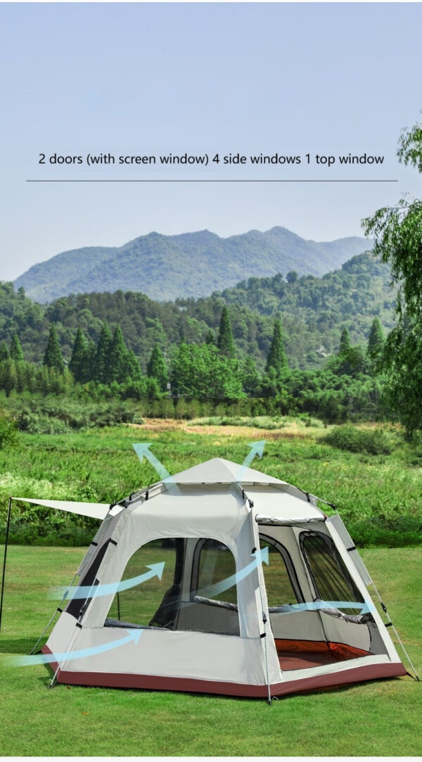 OutdrX NatureNest T80 Hexagon Automatic Pop-up Tent - Image 2